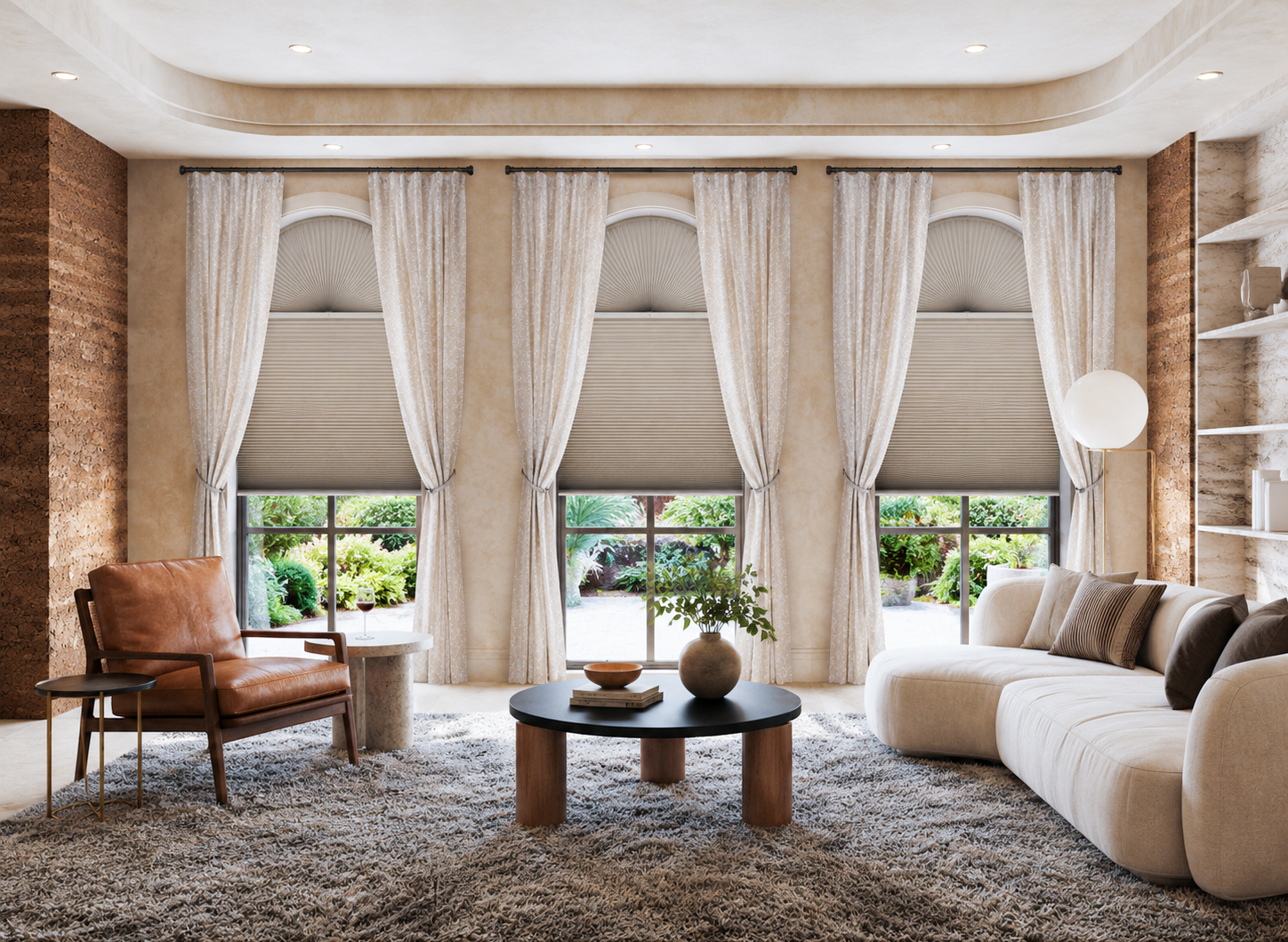Arched window 1 - special window curtains
